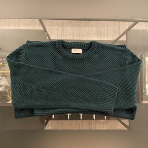 Waffle Weave Candy and Caviar Sweater